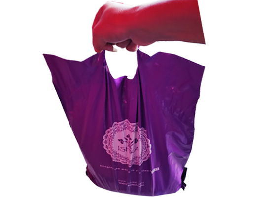 Lightweight 5mil Flexible Mailing Envelopes Die Cut Handle Bags