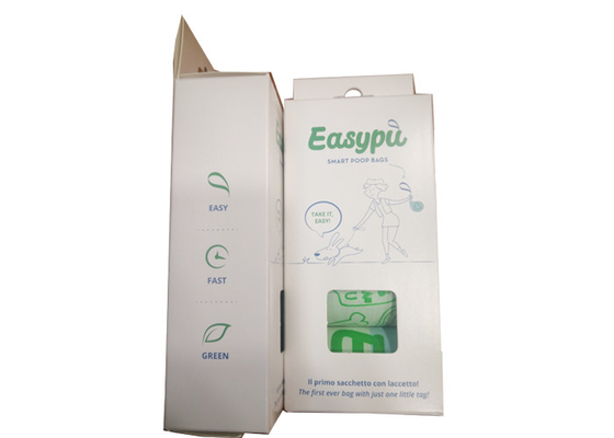 Light Green EN13432 Plastic Free Packaging Bags Biodegradable For Dog